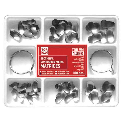 Assorted Size SECTIONAL CONTOURED METAL MATRICES | Matrix