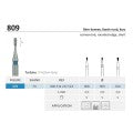 Short Rounded Edge , Convex End 809 | FG Diamond Turbine Burs