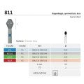 Barrel Short 811 | FG Diamond Turbine Burs