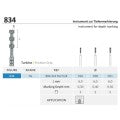 Depth Marking 834 | FG Diamond Turbine Burs