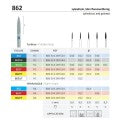 Cylindrical 862 | FG & RA Diamond Burs