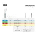 Needle-Shaped , long 889L | FG Diamond Turbine Burs