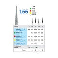 NEEDLE-END FISSURE Bur 166 | Diamond Bur