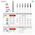 Round End Taper 850| FG And RA Turbine Diamond Bur